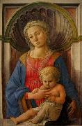 Fra Filippo Lippi Madonna and Child oil painting artist